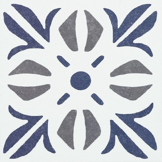 Set di 6 adesivi per pavimento per pareti 15 x 15 cm Cubia blu - adesivi per pavimento pratici per cucina, bagno e parete dietro cucina - pavimenti autoadesivi, adesivi per pavimento, pellicola adesiva, pellicola per pavimento