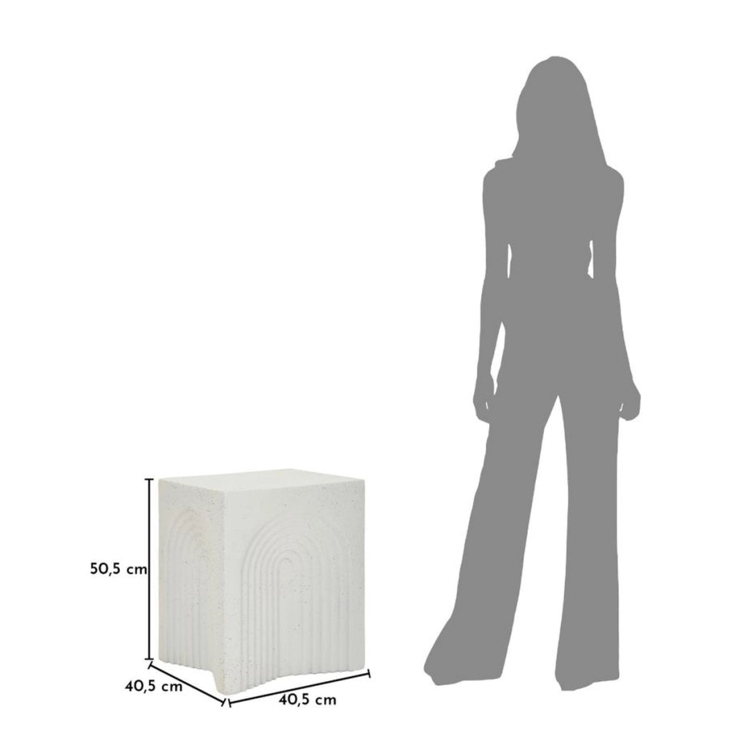 Tavolino VKH1072, Beige, MgO, 47,5x58x47,5 cm