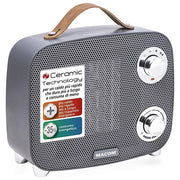 Macom Enjoy & Relax MINIMAX Interno Grigio 1500 W Riscaldatore ambiente elettrico con ventilatore