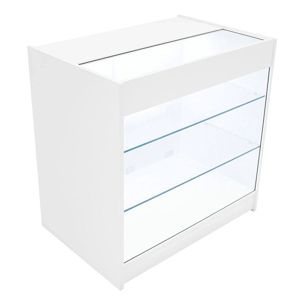 Set Banconi LED Bianco Demeter K900 B900 LM60 Vetrina Negozio con Serratura