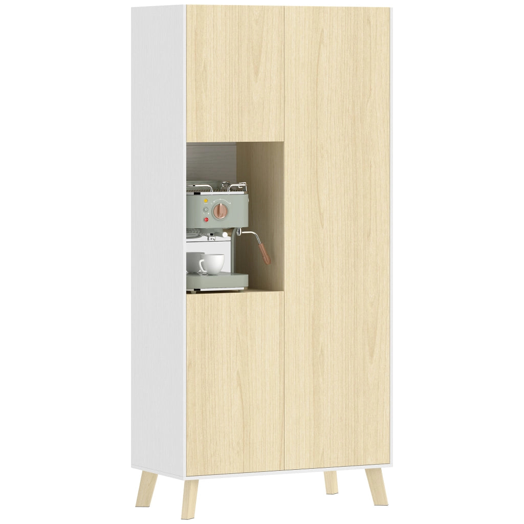 Armadio da Cucina ¨C zephmum ¨C Legno Naturale 170 cm