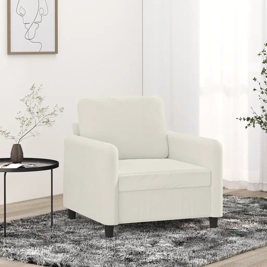 Poltrona Crema 60 cm Vellutocod mxl 134358