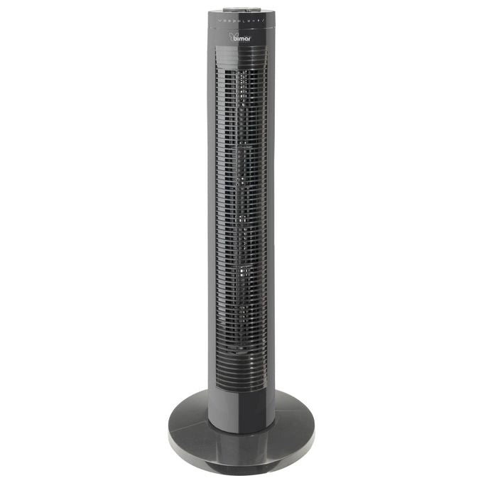 Bimar VC78 Ventilatore a Colonna 80 cm 45 W 3 Velocita' Timer 7.5 h Telecomando Oscillazione Automatica colore Nero