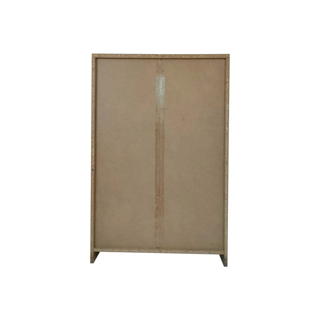 Libreria ampia design a 3 ripiani, colore rovere chiaro collezione TOLLY