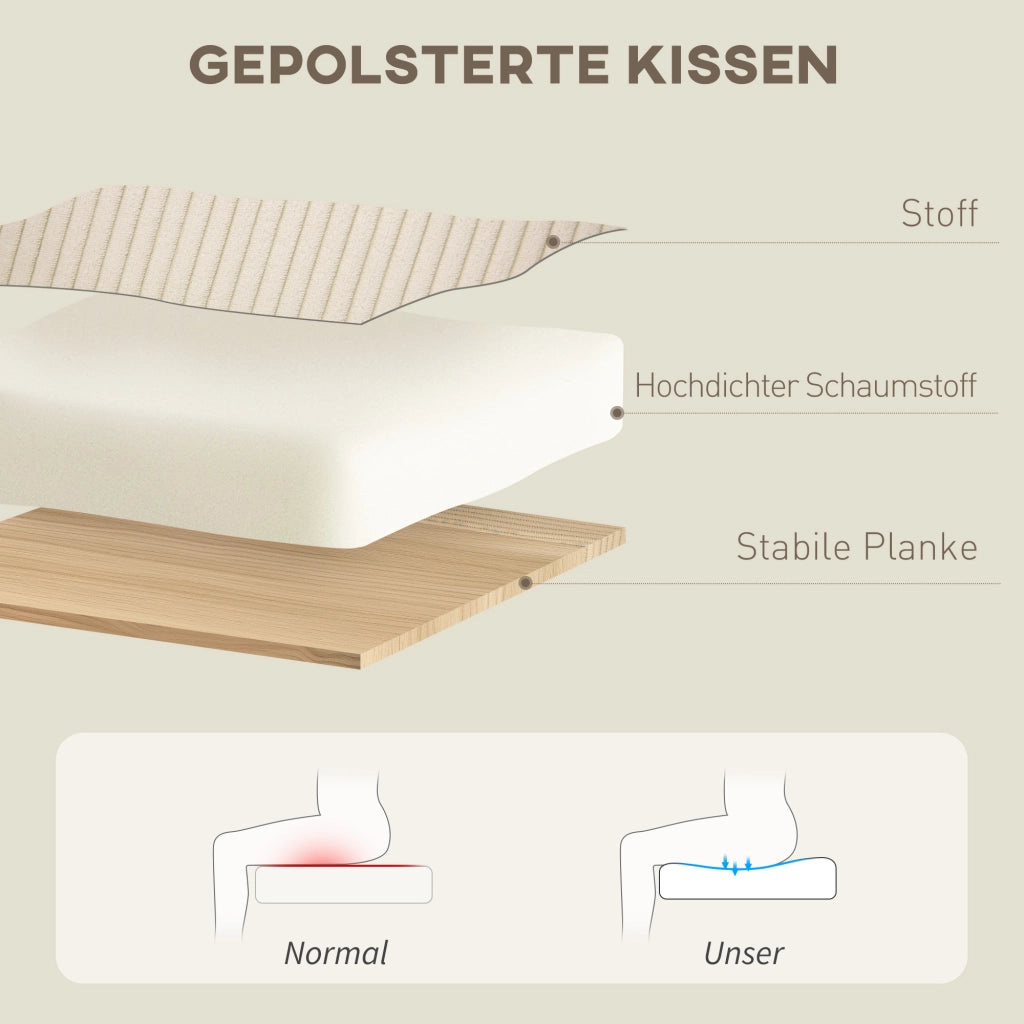 Poltrona reclinabile girevole con poggiapiedi ¨C zephmum ¨C Tessuto beige
