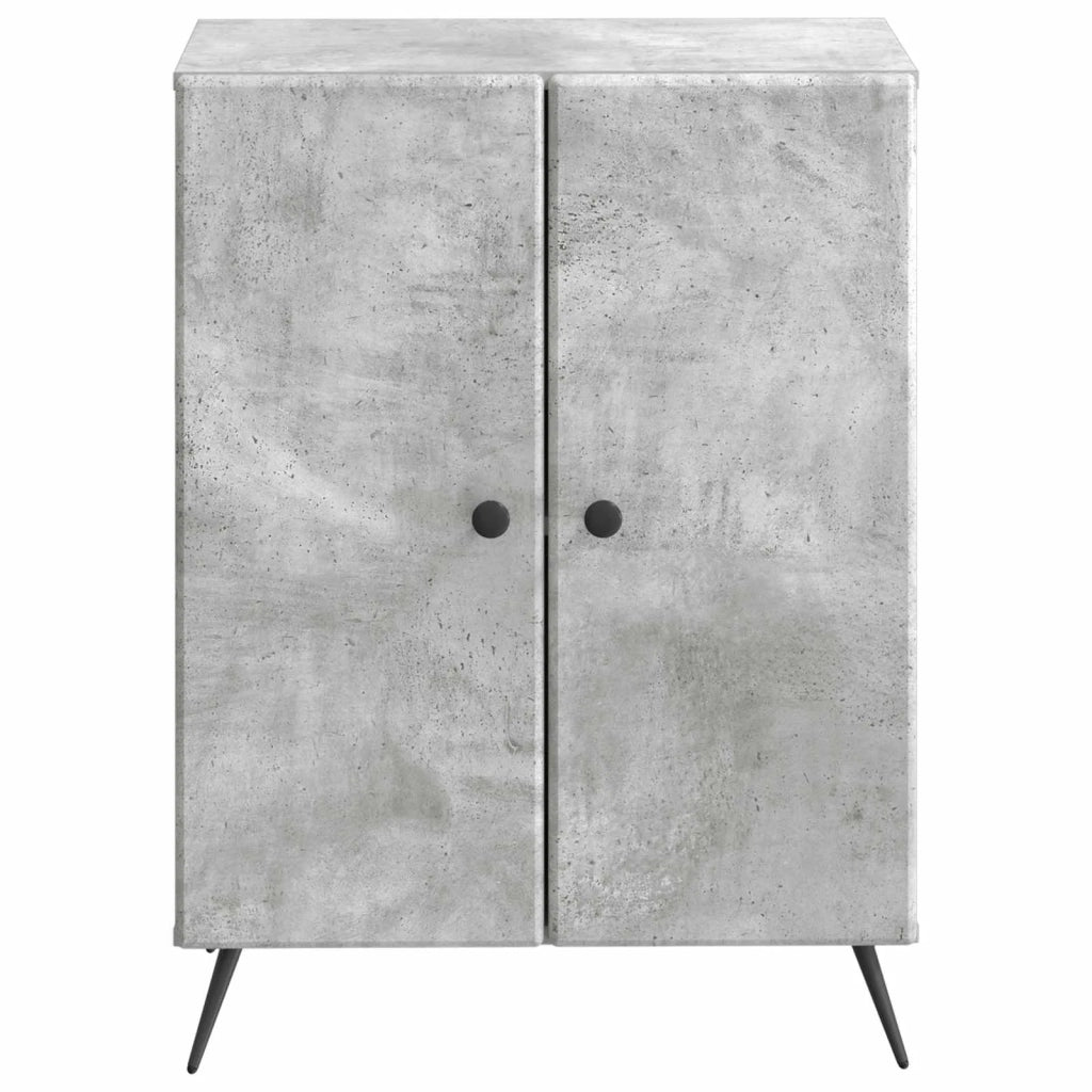 Mobiletto da Bagno BREDA Grigio Cemento 59,5 x 31 x 80 cm 897498