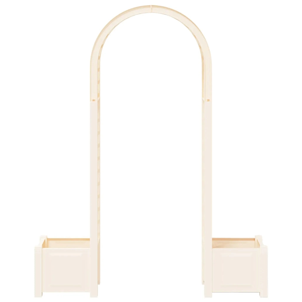 Arco di Rose con Vaso Bianco 168,5 x 43 x 207 cm PP CFW7867333