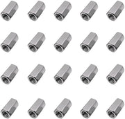 Mostrini a stantuffo M5 in acciaio di carbonio, galvanizzati, 20 pezzi, per apparecchi domestici - Mostrini a 6 lobi, M5 x 8 x 15