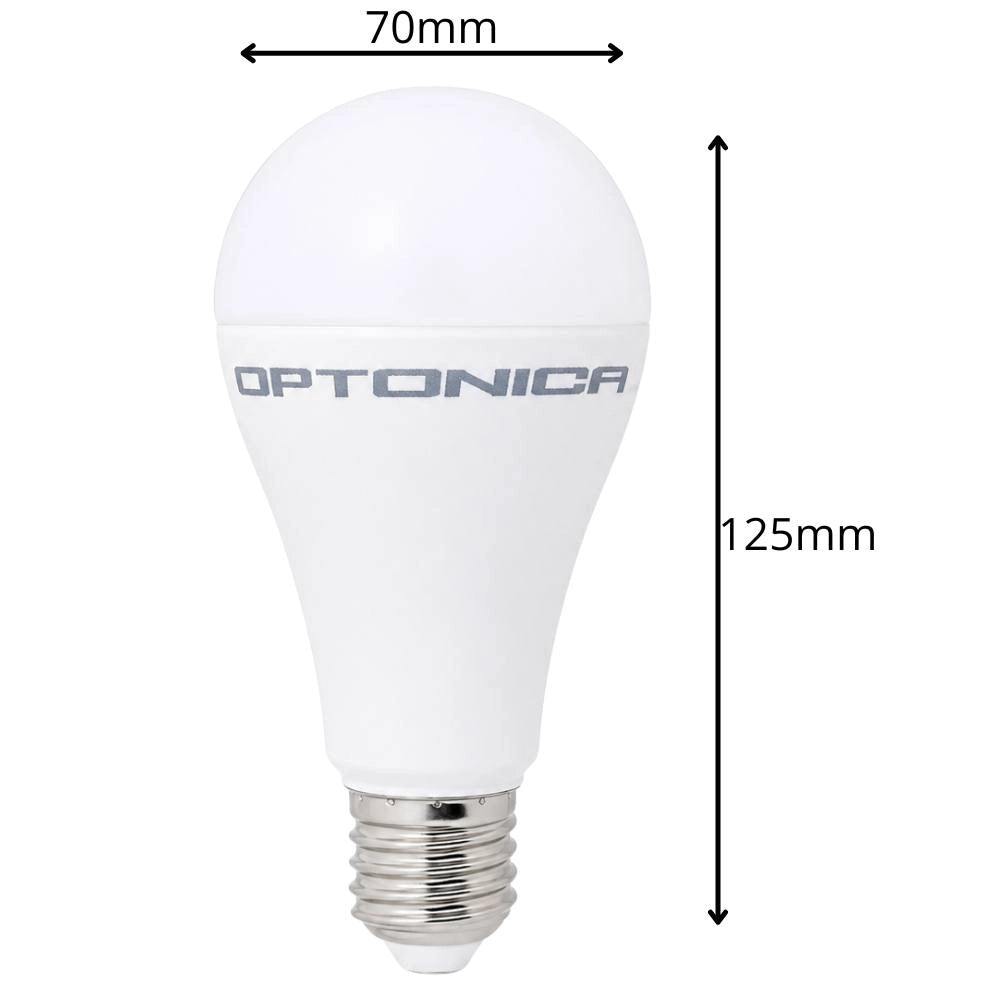 Lampadina led e27 a65 17w con ampio fascio di luce 270 gradi