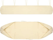 Copertura per pergola esterna - tessuto 420D Oxford - protezione UV - impermeabile - beige - 4 m
