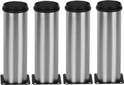 Piedi mobiliere adattabili - Elevatore di mobili - Set da 4 - 50 x 120 mm - Carico massimo 320 kg - Braccia mobiliere