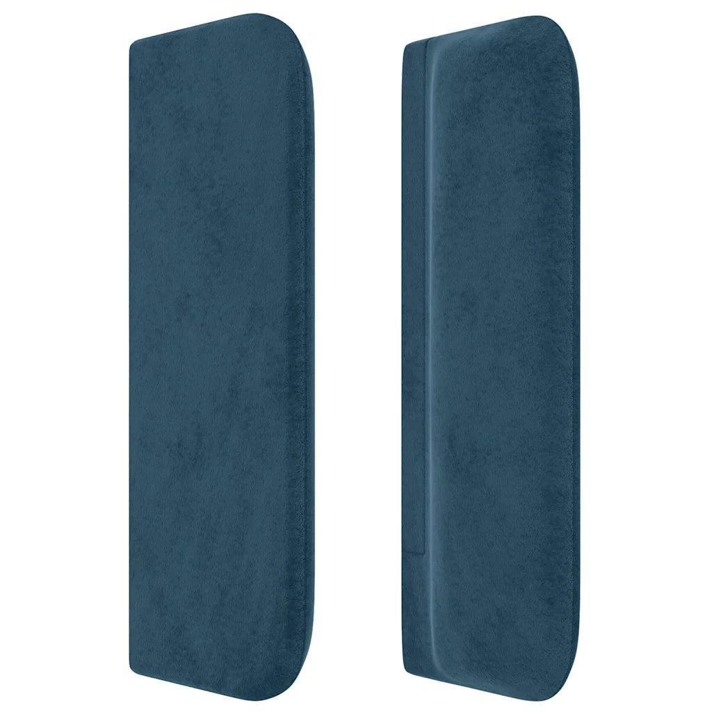 Testiera ad Orecchio Blu Scuro 147x16x78/88 cm in Velluto 3118820