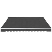 Tenda da Sole | Tenda parasole Pieghevole Manuale 400 cm Antracite