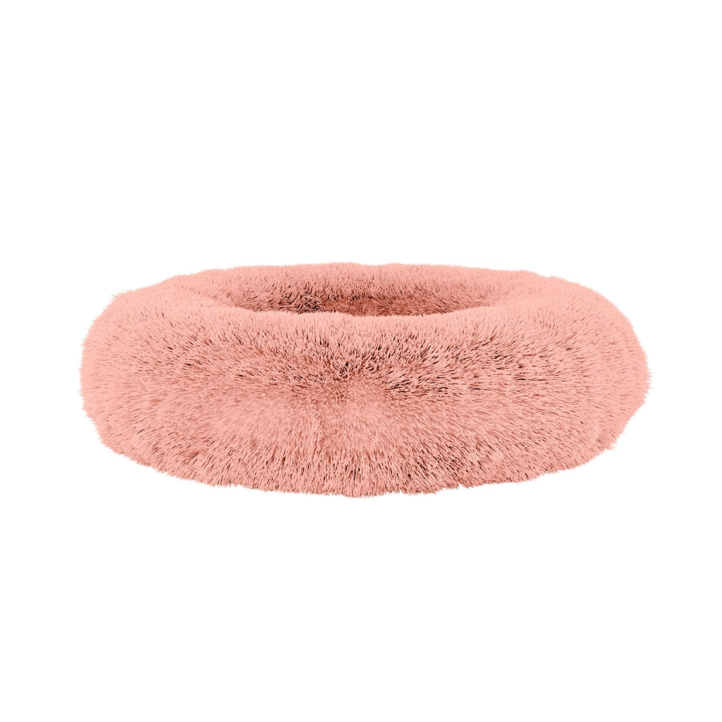 Cuccia per Cani e Gatti Ø60 cm in Poliestere Rosa
