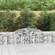Cesti Gabbioni ad Arco 17 pz 300x30x60/80 cm Ferro Zincatocod mxl 100261