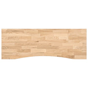 Piano Tavolo | Superficie Tavolo | Piano Scrivania 140x50x2,5 cm Rovere Massello Non Trattato