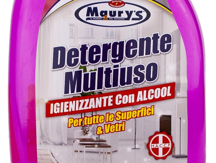 MAURY'S SPRAY 750ML MULTIUSO IGIENIZZANTE CON ALCOOL PER TUTTE LE SUPERFICI