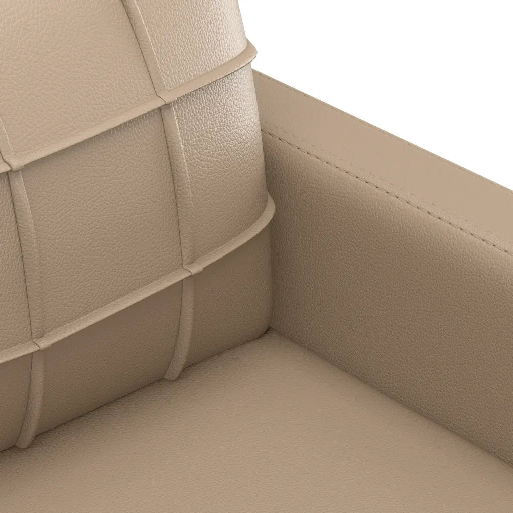Set di Divani 2 pz con Cuscini Cappuccino in Similpelle 3201372
