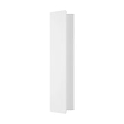 Applique Moderna Zubialde Alluminio Bianco Luce Led Integrato 12W