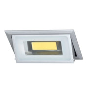 Faretto LED da incasso a soffitto Bonn 40W 3000K 100º, Luce ambientale indiretta per interni, Finitura Argento Opaco - Beneito & Faure