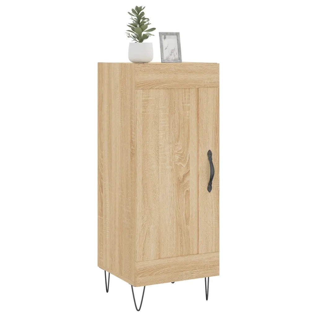 vidaXL Credenza Rovere Sonoma 34,5x34x90 cm in Legno Multistrato