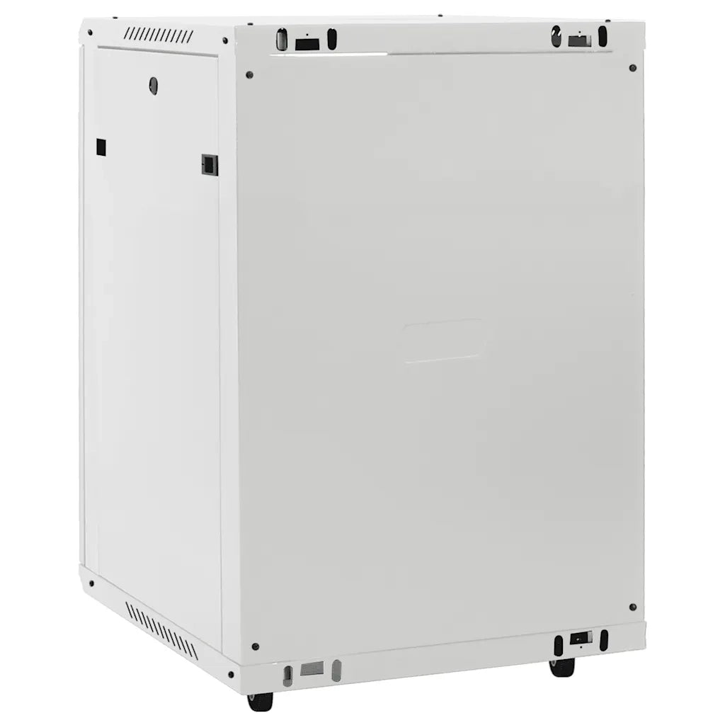 Armadietto di Rete 15U con Ruote Girevole 19" IP20 60x45x86 cm