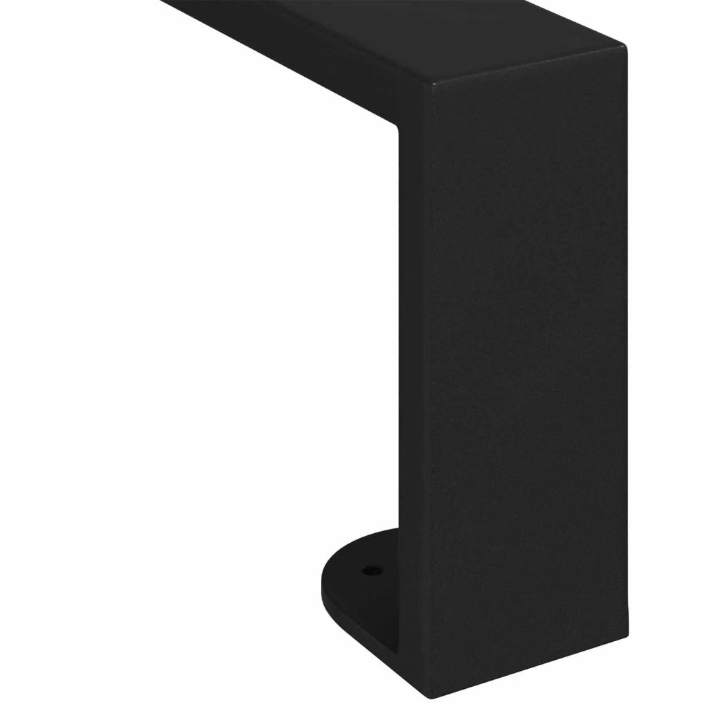 Piedini per mobili 2 pz Nero 596 x 40,5 x 100 mm Ferro CFW5876078