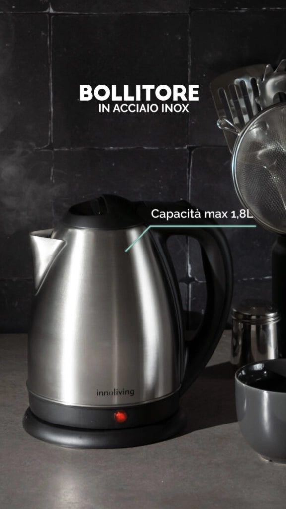Innoliving Bollitore Cordless In Acciaio Inox da 18L INN-699