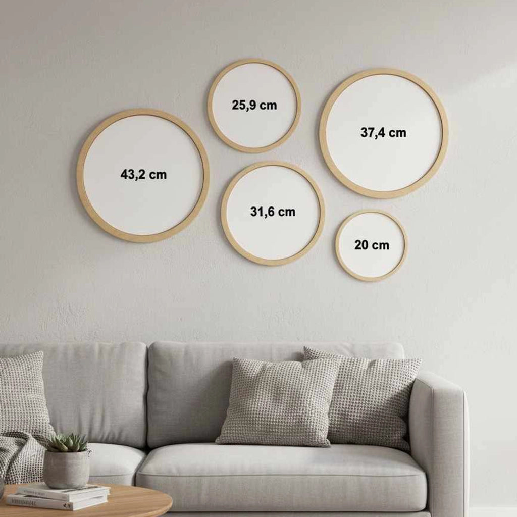 Melemamo, Quadro Materiale Struttura in Legno Nobilitato, 44x44h cm Multicolore