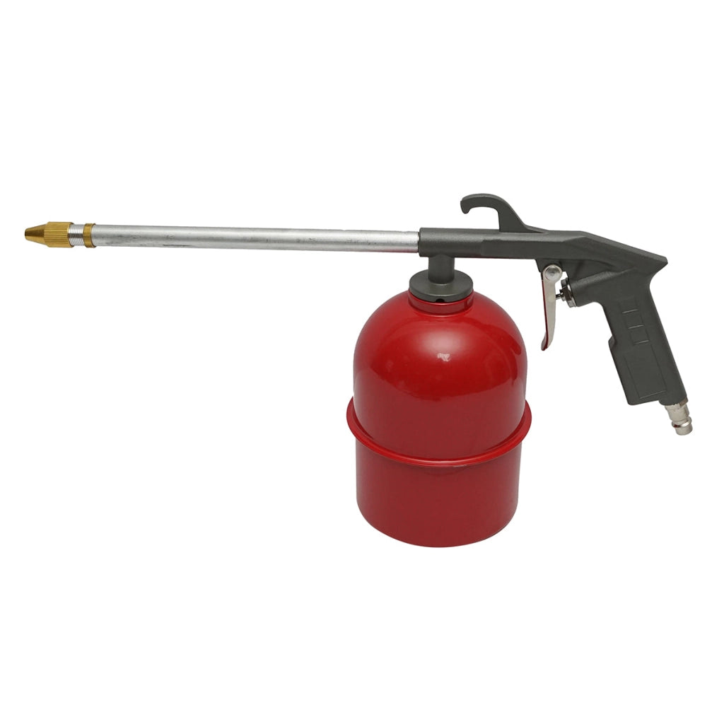 Set di 5 pezzi ad aria compressa con tubo a spirale da 5 m, ideale per lavaggio, verniciatura, gonfiaggio e soffiaggio. Breckner Germany