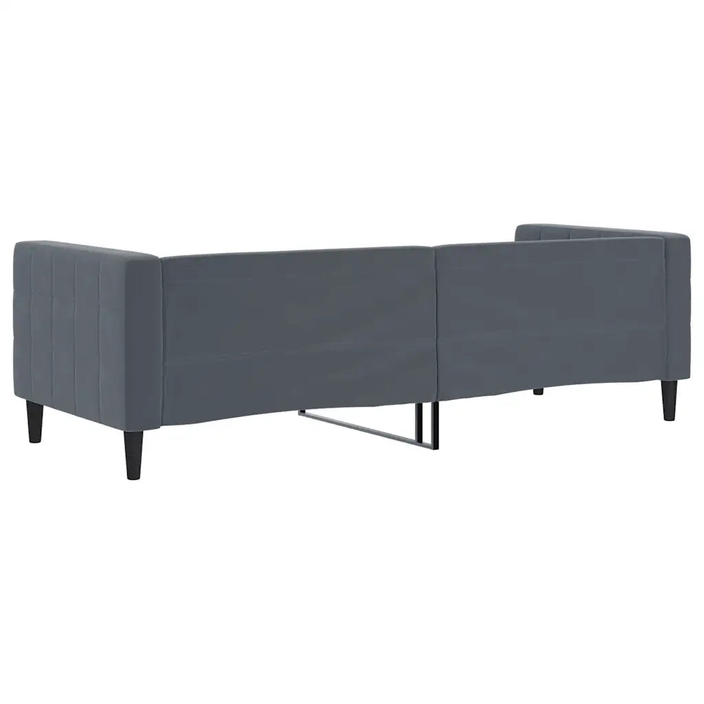 Letto da Giorno Grigio Scuro 80x200 cm in Velluto 354002