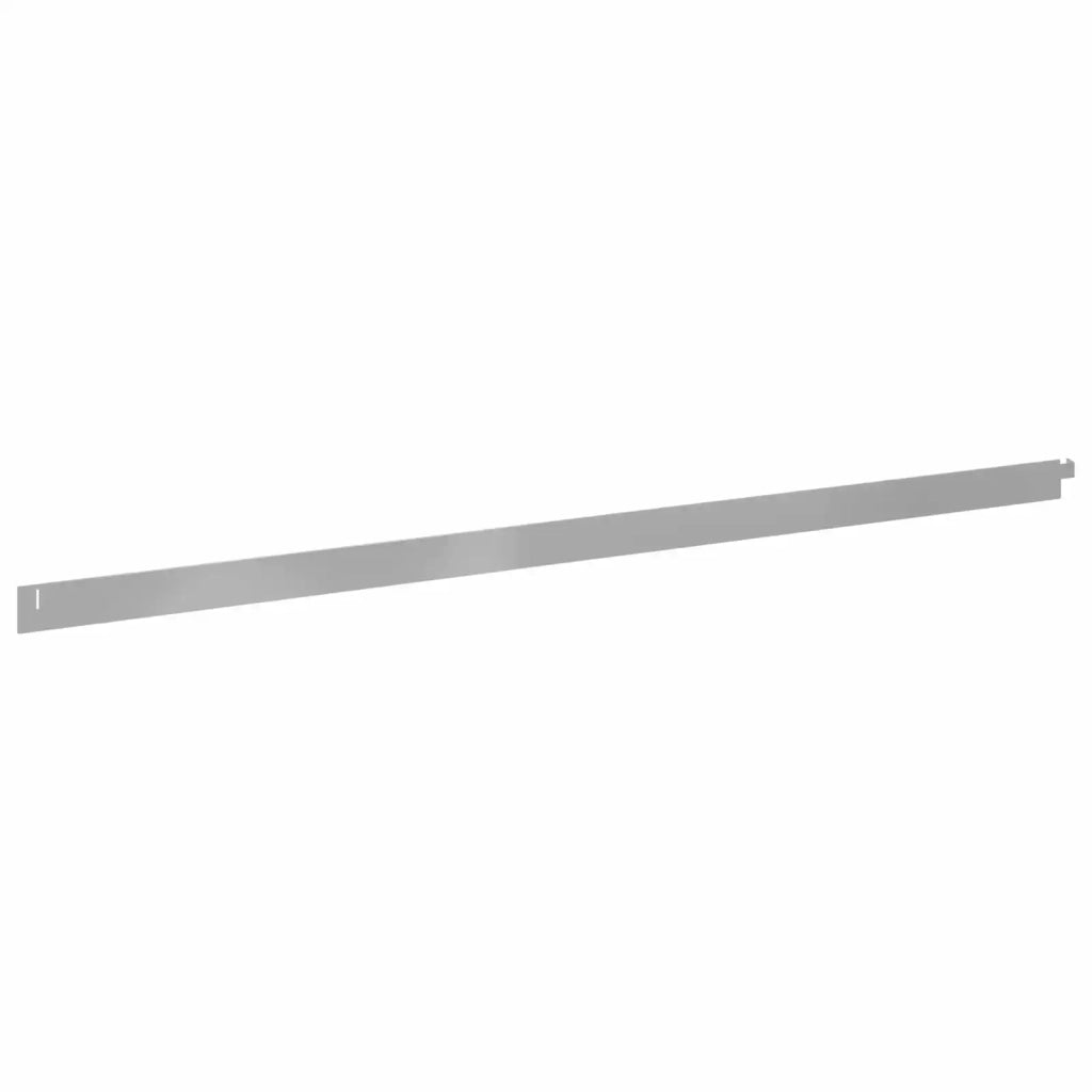 Bordura per Prato 30 pcs 102 x 4 x 4 cm Acciaio Argento 8008736