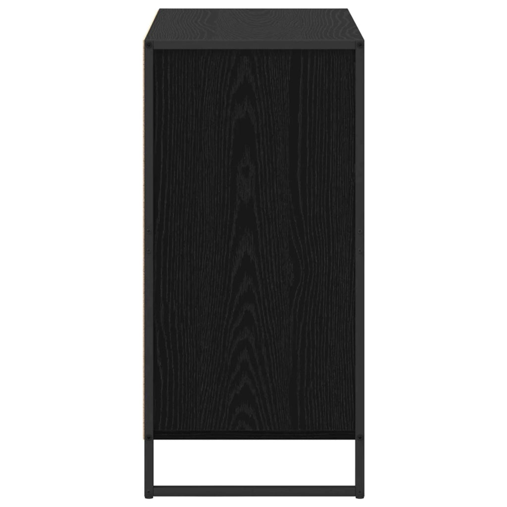 Credenza Rovere Nero 79 x 36 x 75.5 cm Legno multistrato 886594