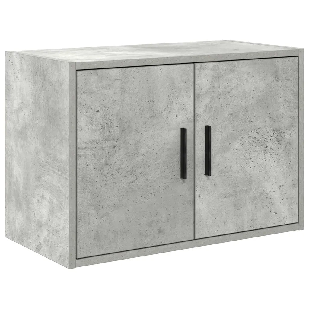 Armadi da Garage 2 pz Grigio Cemento in Legno Multistrato 3328335