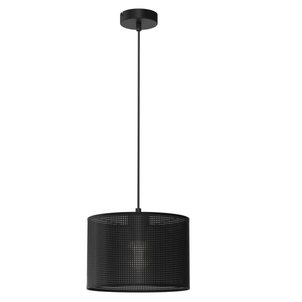 Lampada sospensione Luminex Loft Shade nera Ø25 E27