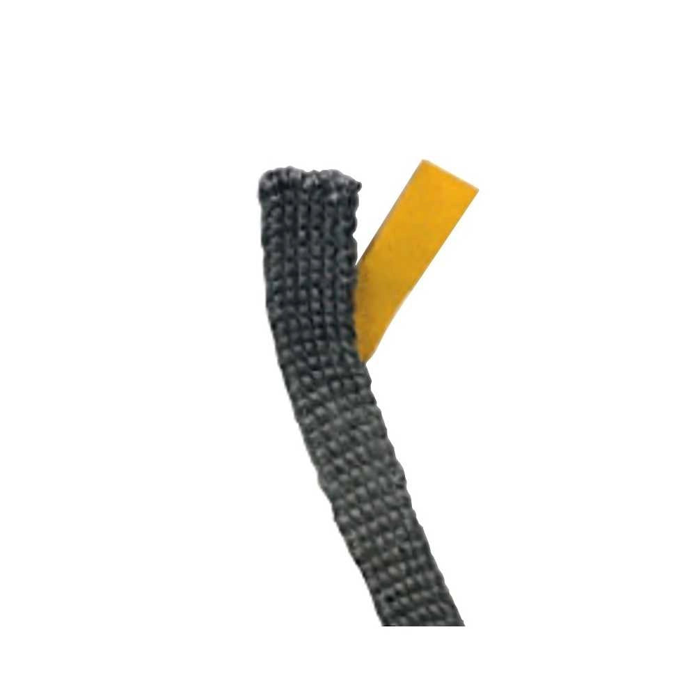 Guarnizione TRECCIA ADESIVA TEXTAPE Stufe Pellet Legna fissaggio vetri 12X3MM - UNIVERSALE
