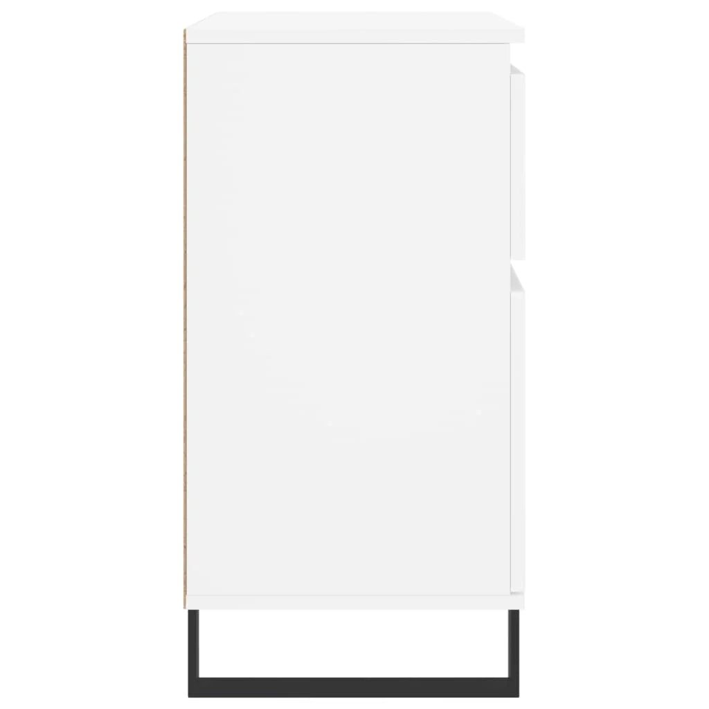 Buffet credenza cassettiera mobiletto mobile contenitore organizer per cucina soggiorno salotto 60 x 35 x 70 cm legno ingegnerizzato bianco 02_0030368