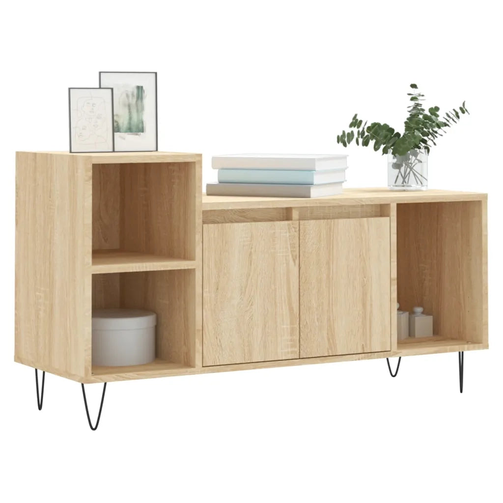 Mobile per TV Rovere Sonoma 100x35x55 cm Legno Multistrato 831319