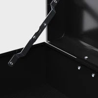 Cassetta per Attrezzi a 6 Cassetti in Acciaio con Serratura, 60x26x34cm, Nero e Rosso