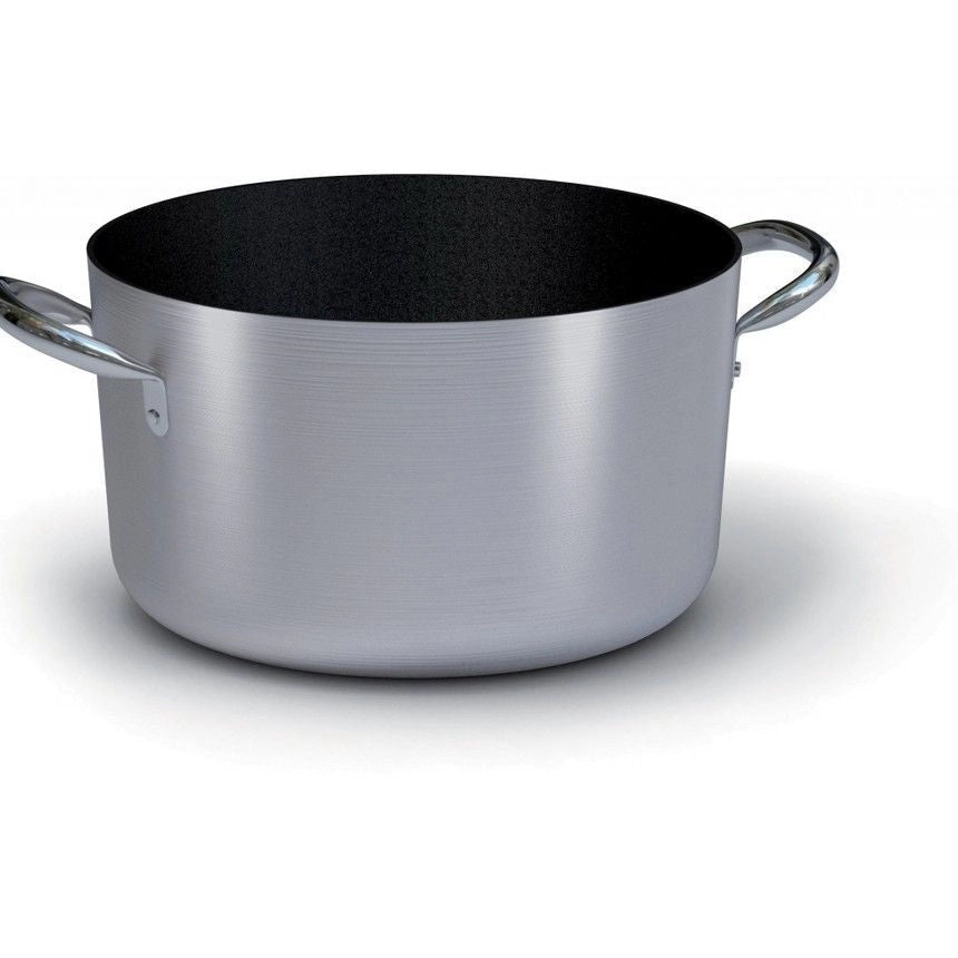 Ballarini 2018.4 Linea 2000 Casseruola Media Antiaderente con 2 Manici in Acciaio Inox Diametro 40 cm Altezza 22.5 cm colore Nero