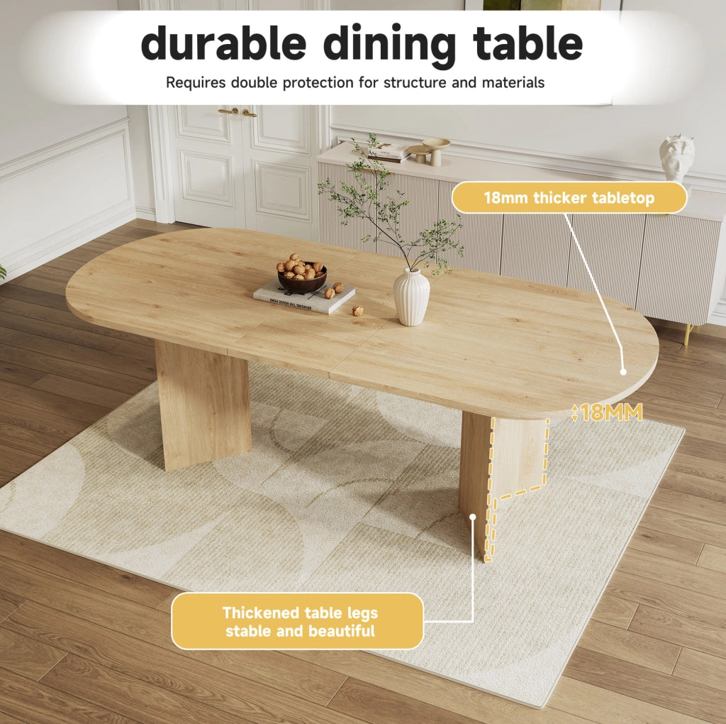 TAVOLO DA PRANZO ALLUNGABILE 120/160 x 80 cm, OAK, MDF