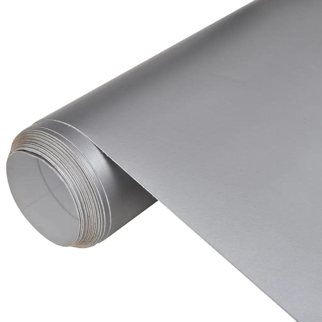 Pellicola per Auto Opaca Argento 100x150 cm CFW9298679