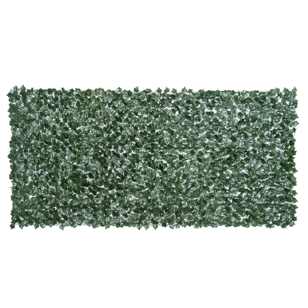 Siepe artificiale frangivista 300 x 150 cm verde scuro per balcone e giardino