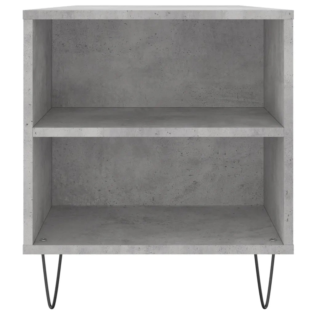 Tavolino salotto | Tavolino da caff¨¨ | Tavolino da Soggiorno Grigio Cemento 102x44,5x50cm Legno Multistrato