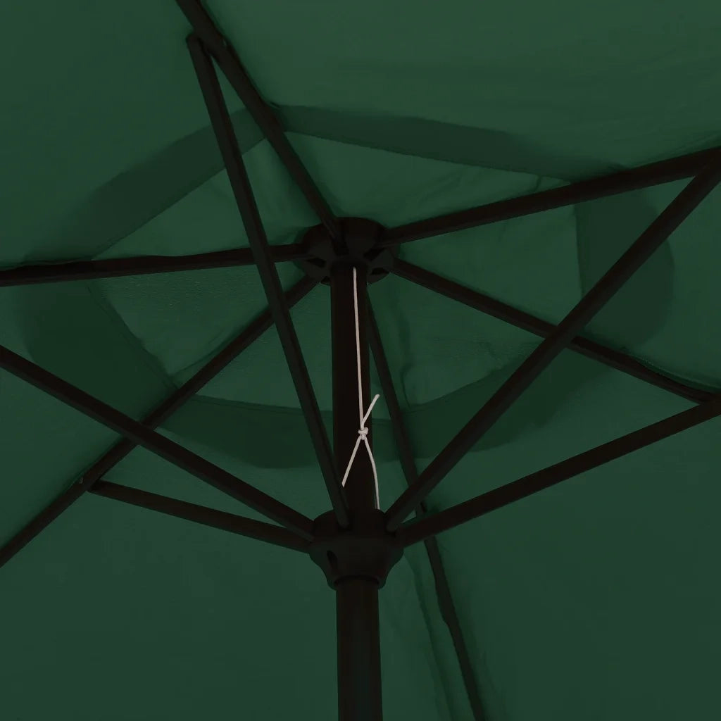 Ombrelloneda-Ombrello da giardino balcone Verde 200x224 cm in Alluminio