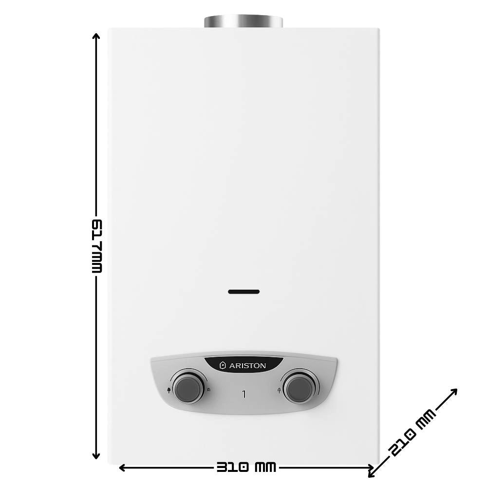 Scaldabagno a gas ariston fast r x 11 low nox 11 litri *** tipo di combustibile metano, confezione 1