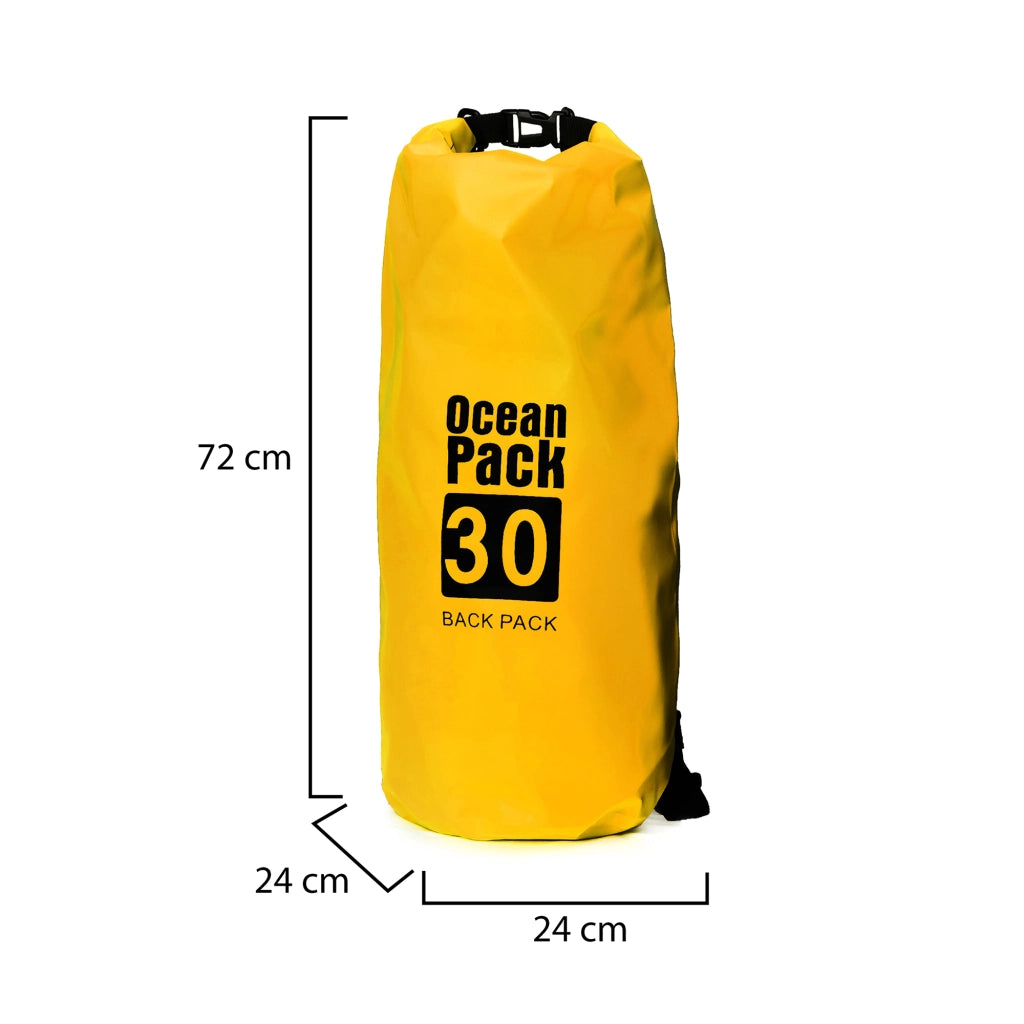 Semitame, Borsa Impermeabile Capacità 30 lt, Giallo