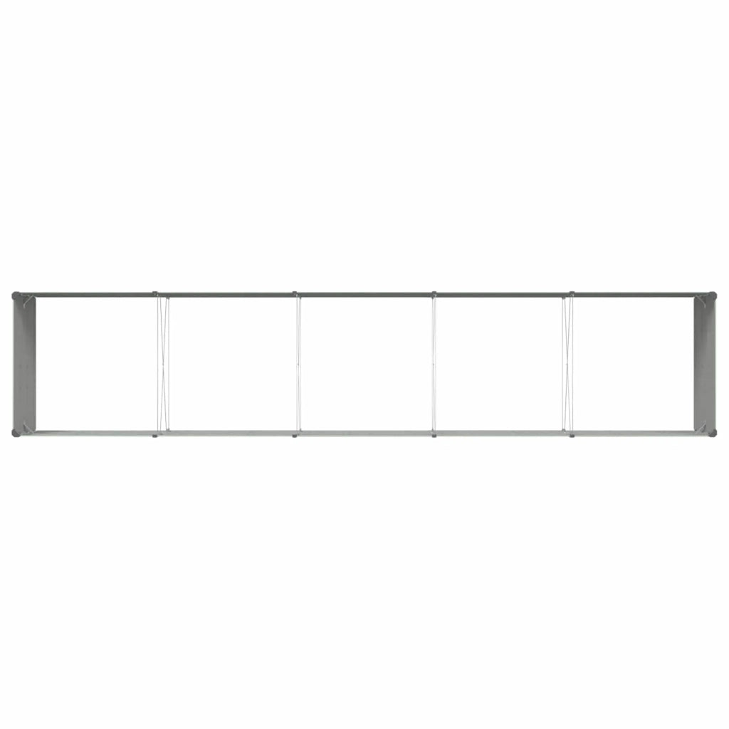 Fioriera Verde Pastello 480 x 100 x 45 cm Acciaio zincato