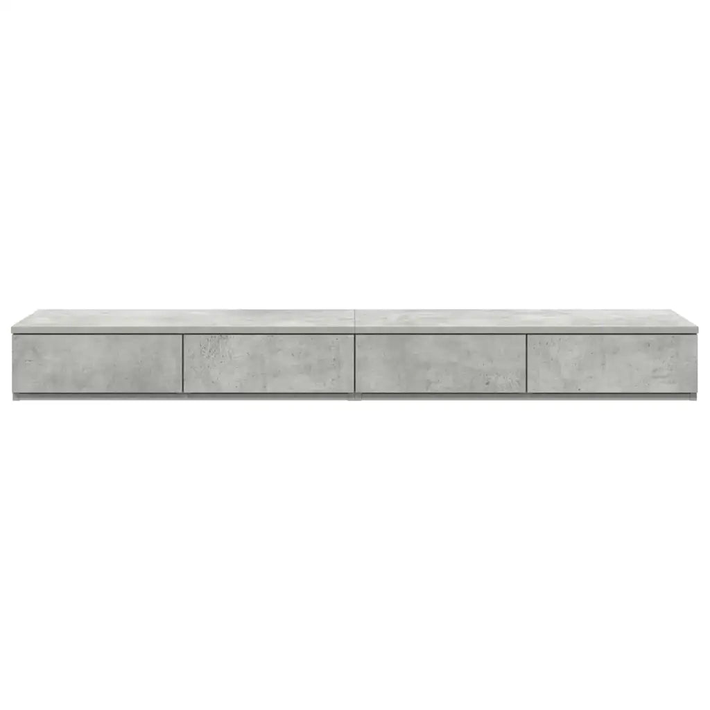 Cassetti per letto Grigio cemento 140 x 36,5 x 16,5 cm 866950
