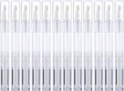 Set di pennelli applicatori per manicure con setole in stile penna - conghiettore trasparente - tubo di 3 ml - 10 pezzi